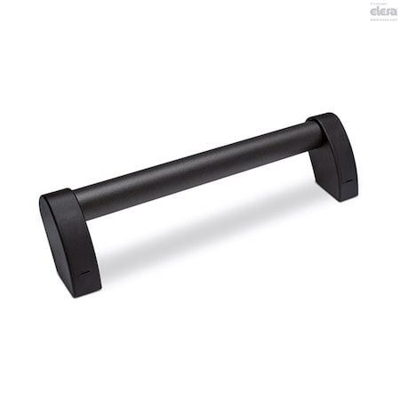 Elesa Alum tube, epoxy resin coating, handle shanks, black, M.1053/30-600-EP M.1053-EP